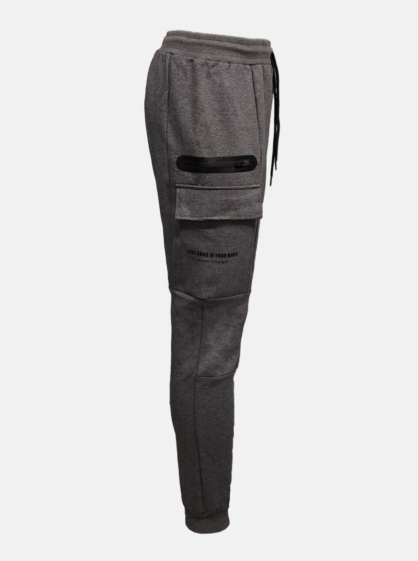 Workout Pant with side zipper and box bags Men