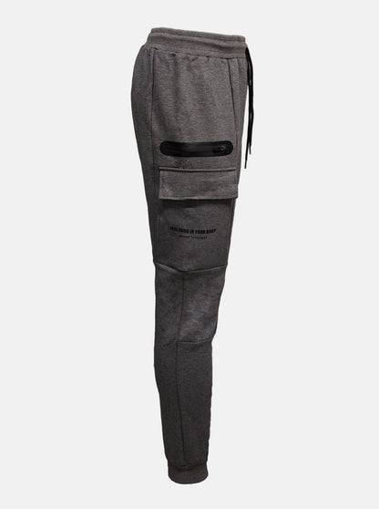 Workout Pant with side zipper and box bags Men