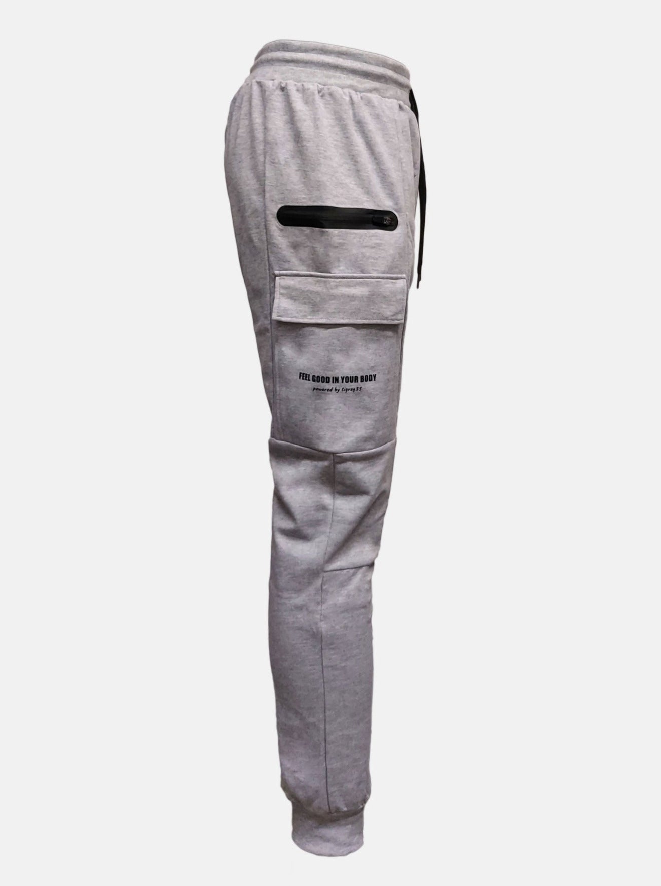 Workout Pant with side zipper and box bags Men