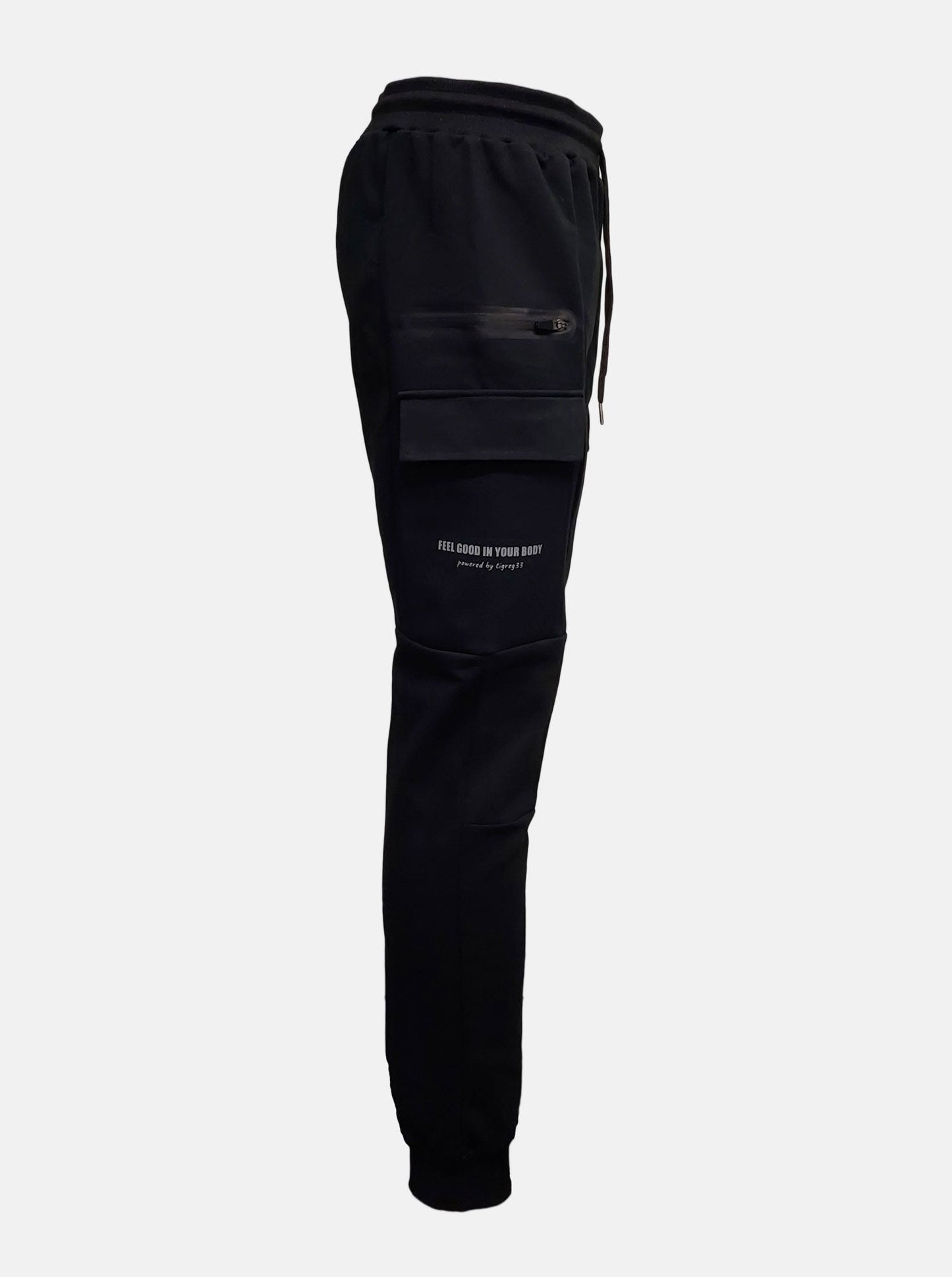 Workout Pant with side zipper and box bags Men