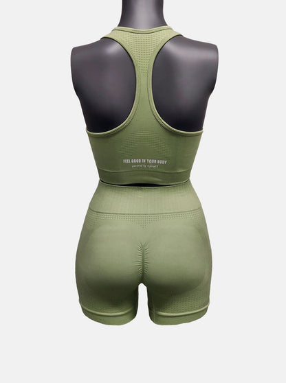 Short taille haute - Ensemble d'entraînement Femme