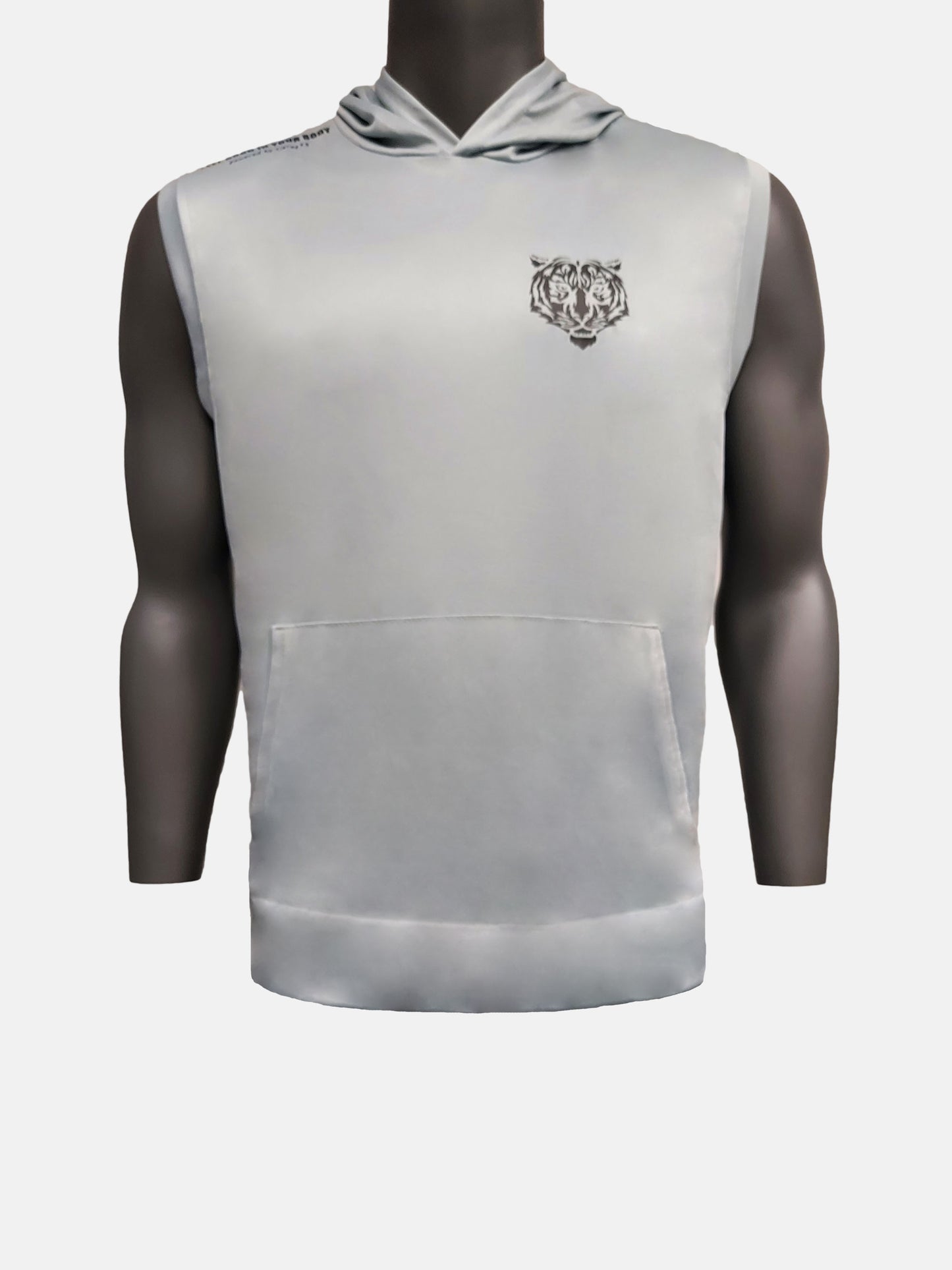 Hooded T-shirt Solid Sleeveless Men