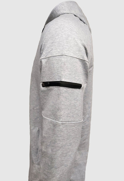 Sweat à capuche sport avec poche zippée sur le bras Homme