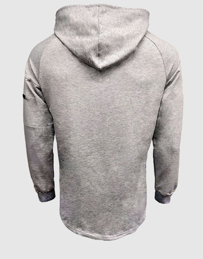 Sweat à capuche sport avec poche zippée sur le bras Homme