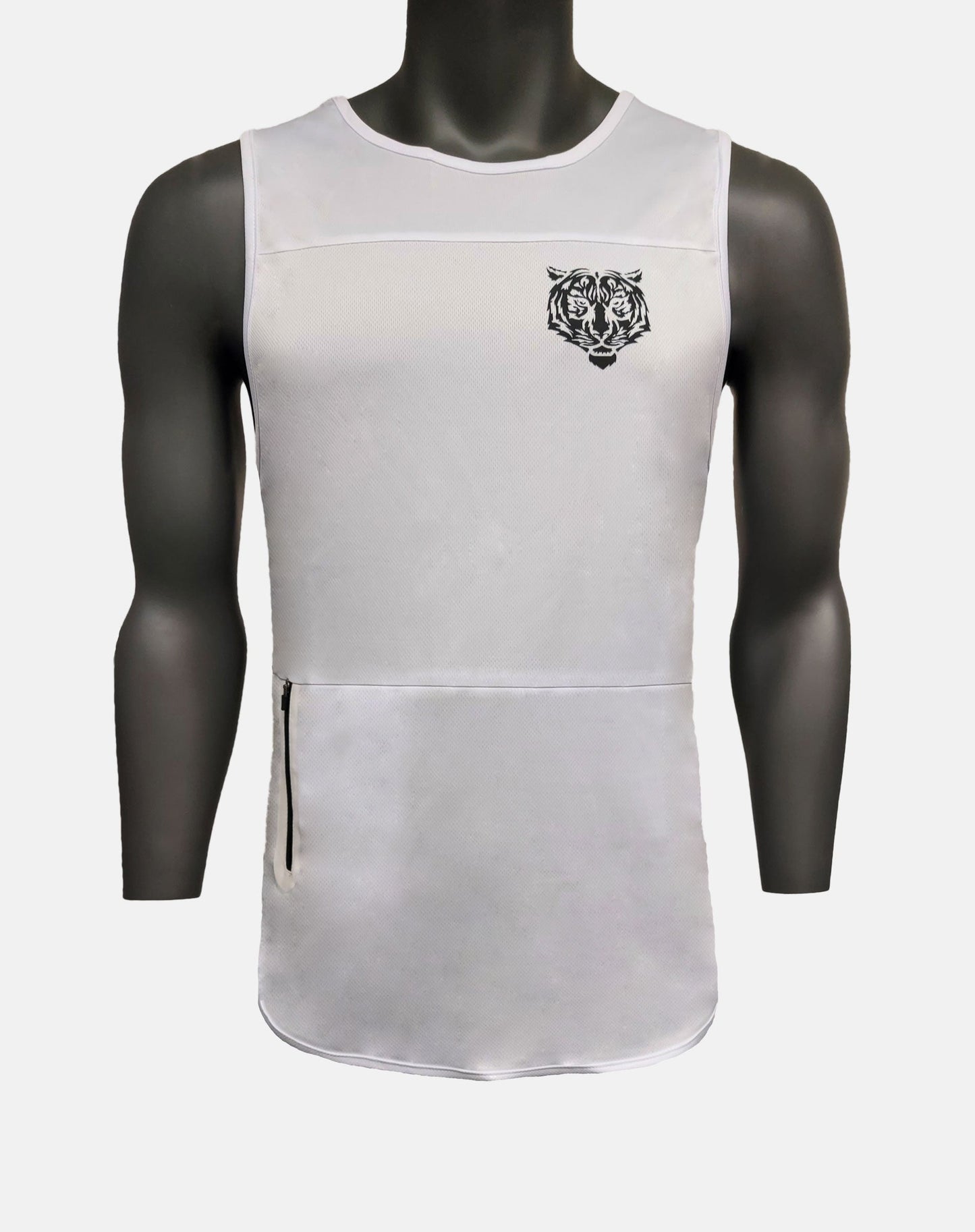 Tank Top with Zipper Men