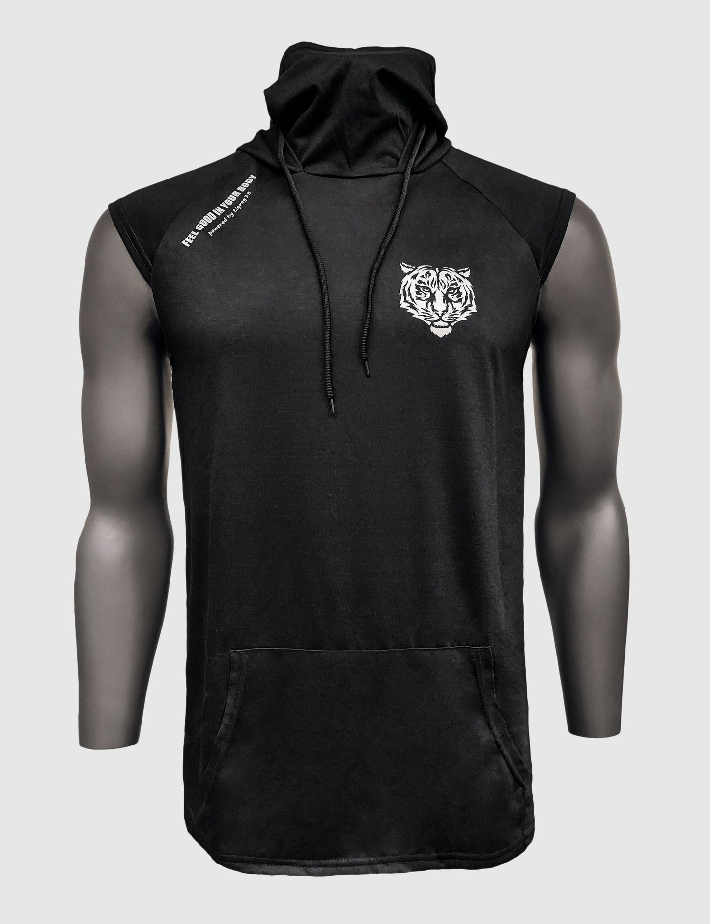 T-shirt à capuche Ninja sans manches Homme