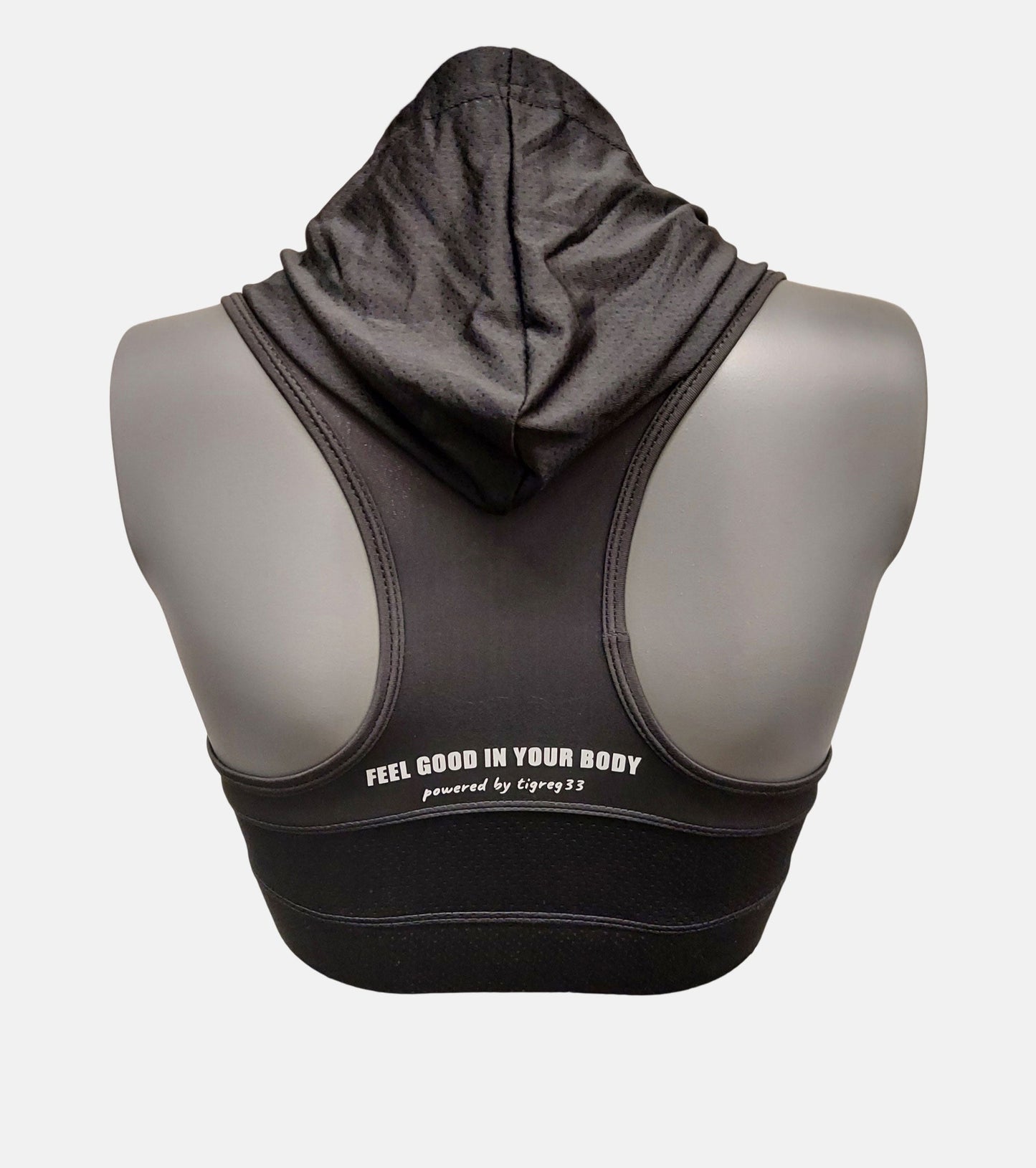 Haut court de sport à capuche pour femmes