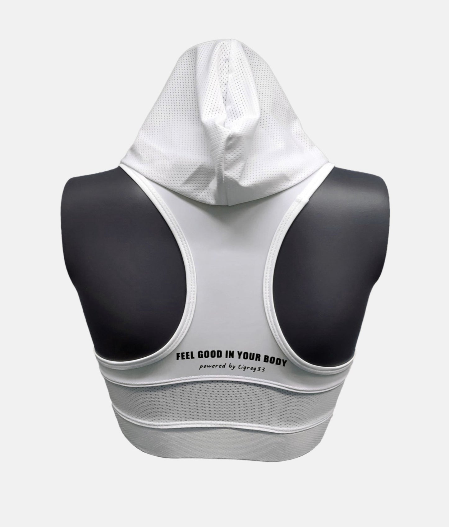 Haut court de sport à capuche pour femmes