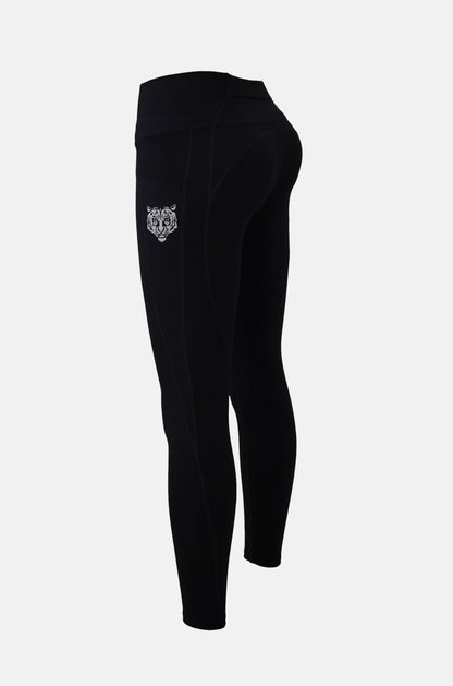 High Waist Push Up Leggings with Side Pockets Women