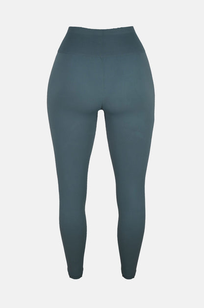 High Waist Leggings with Sides White Line Women