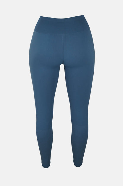 High Waist Leggings with Sides White Line Women